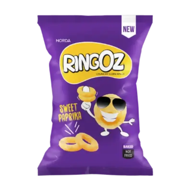 Ringoz Sweet Paprika Corn Rings 75G